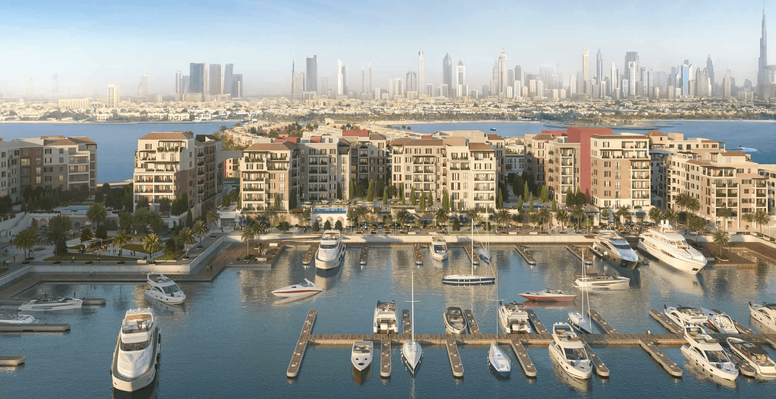 Port De La Mer — жилой комплекс у марины и набережной в Дубае